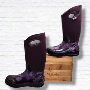 Bogs Classic Rosey Tall Neo-Tech -40 Winter Pull On Rubber Boots Size 7